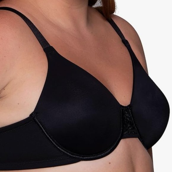 Vanity Fair Beauty Back Smoothing Minimizer Black Bra - NWT! - Picture 2 of 3
